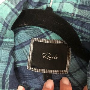 Rails button up t shirt